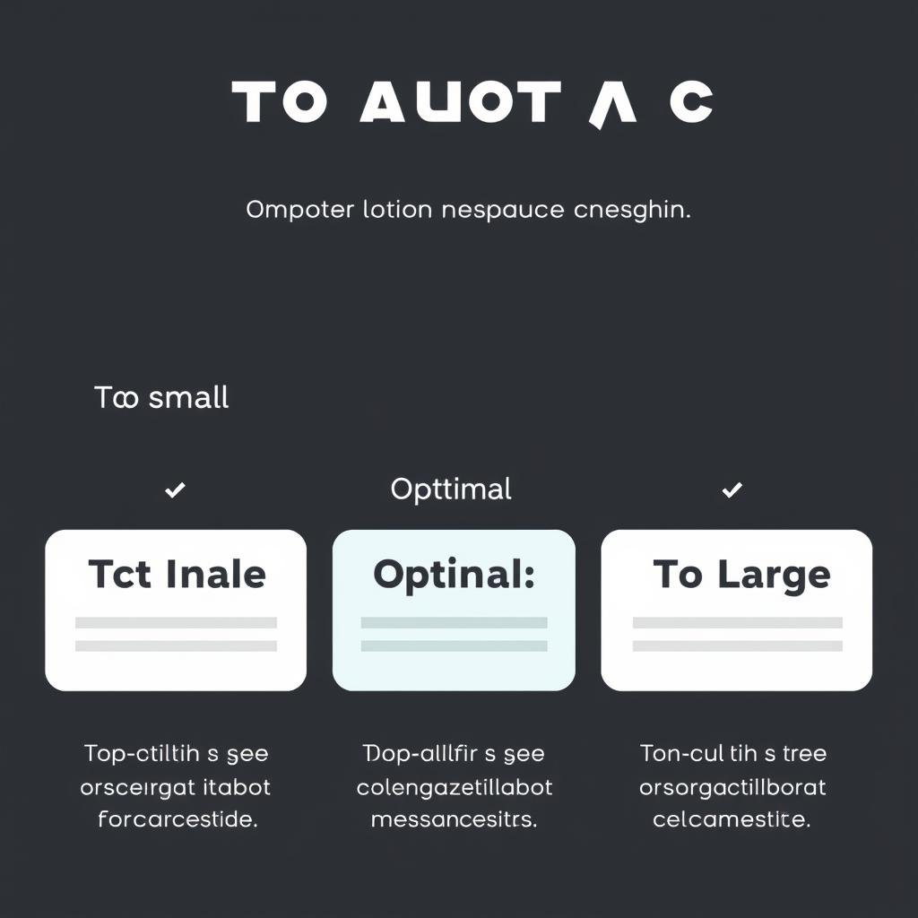 Comparison of different sized CTA buttons showing optimal sizing Comparison of different sized CTA buttons showing optimal sizing
