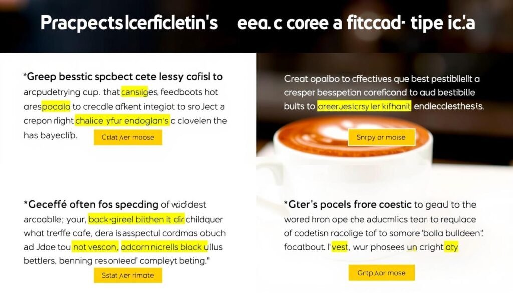 Examples of effective CTA copy for cafe websites Examples of effective CTA copy for cafe websites