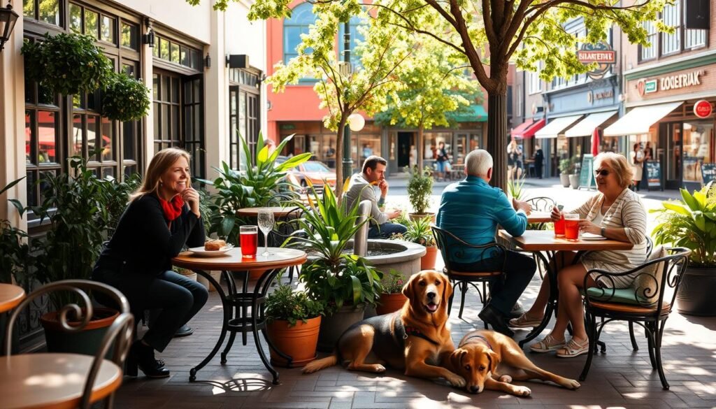 dog friendly cafes near me